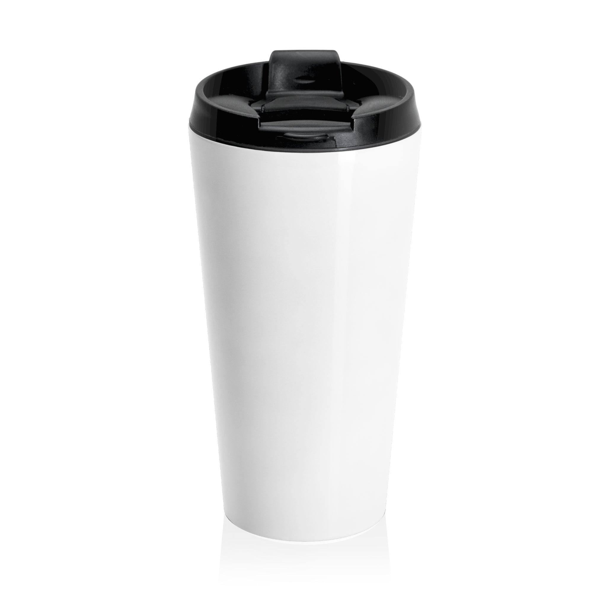 Stainless Steel Travel Mug — Minimal 'LEOR' Logo Insulated Coffee Tumbler