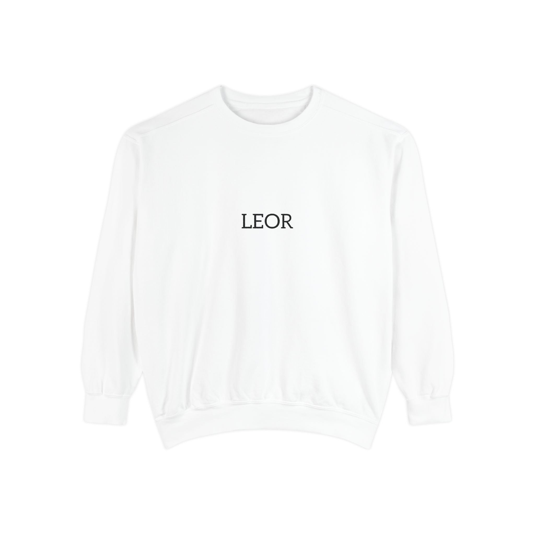 LEOR Minimalist Embroidered Sweatshirt