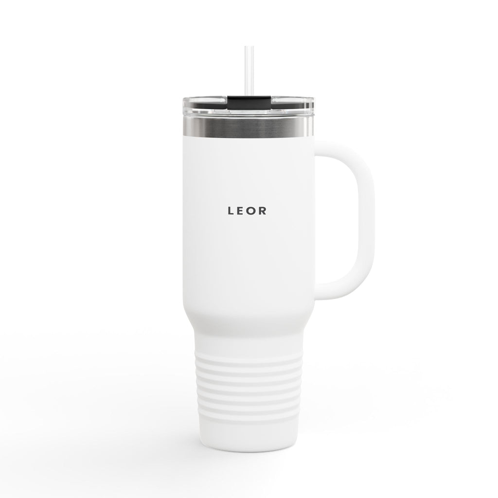 40oz Insulated Travel Mug with Handle – Large Stainless Steel Tumbler for Coffee & Cold Drinks