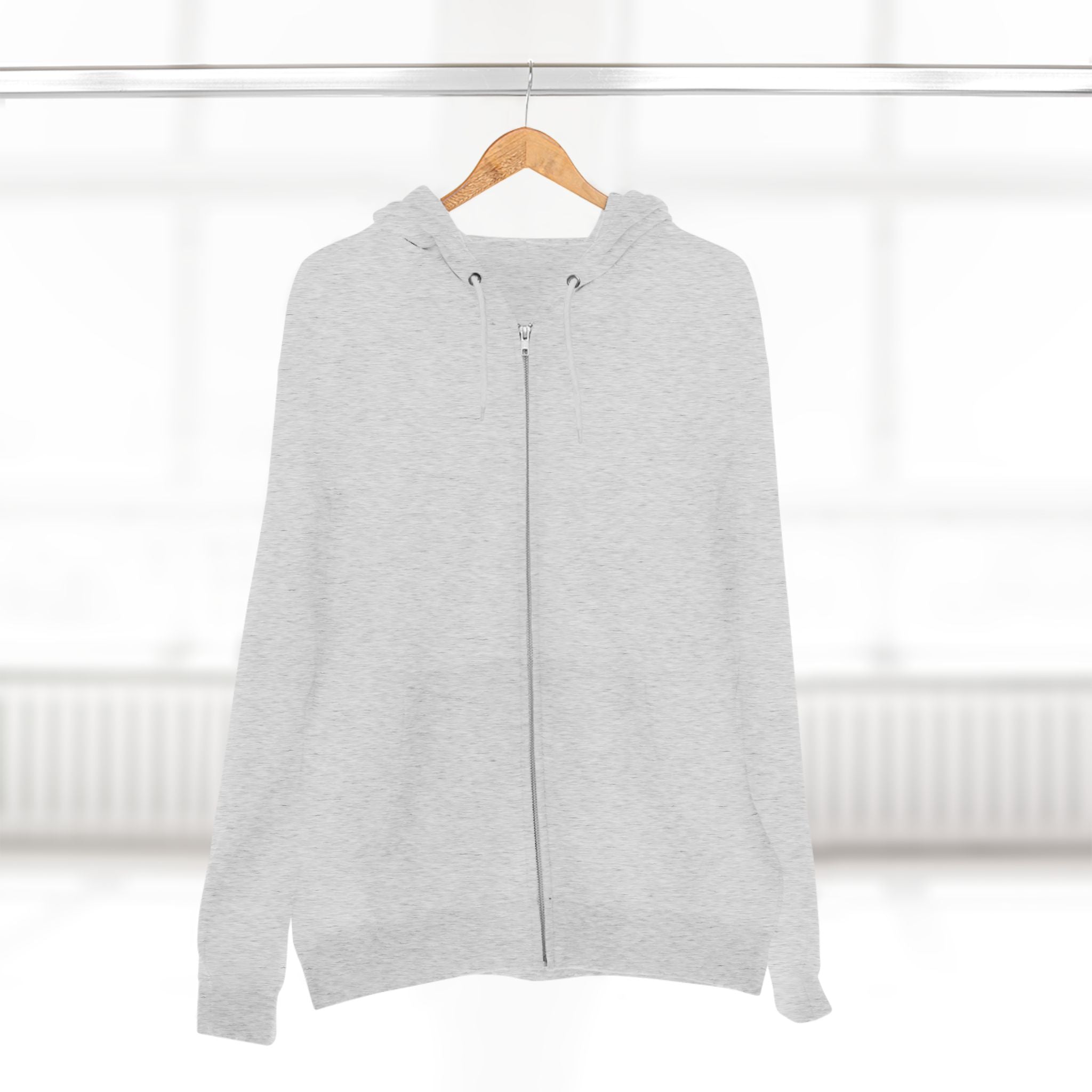 Art Lover Boutique Zip Hoodie — 'Arts Make Life' Minimal Back Logo