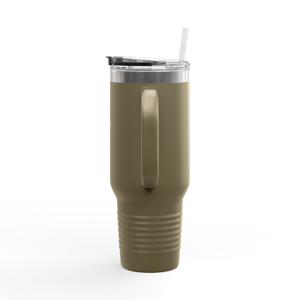 40oz Insulated Travel Mug with Handle – Large Stainless Steel Tumbler for Coffee & Cold Drinks