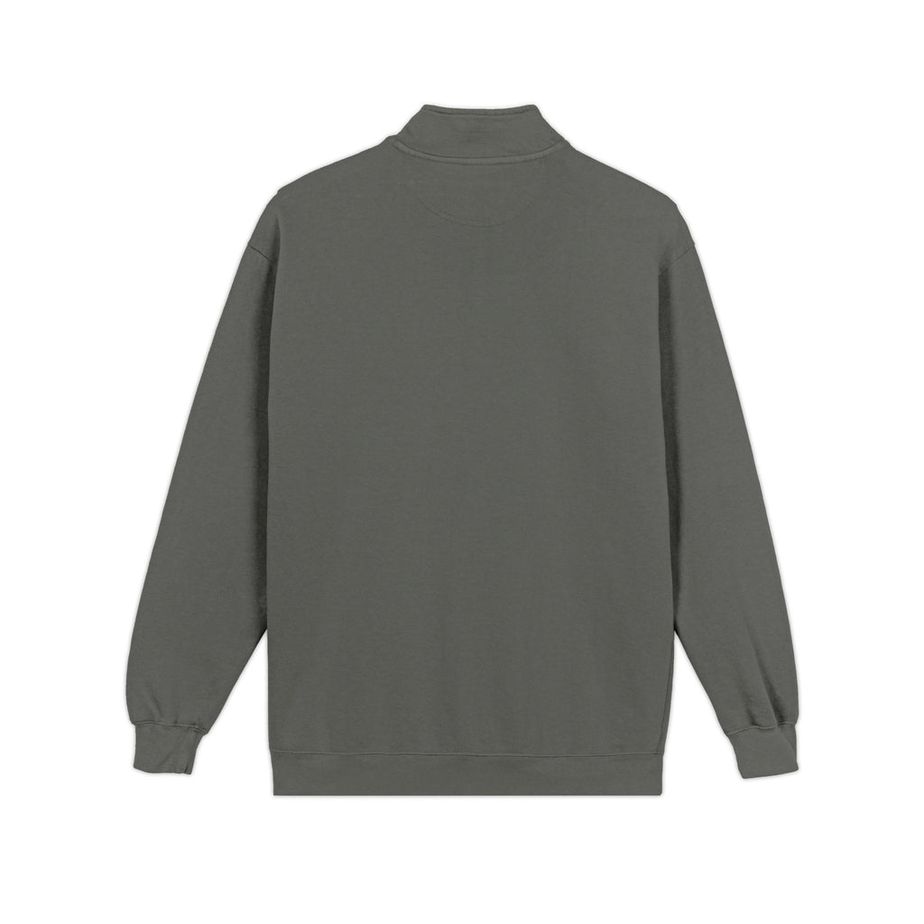 Quarter-Zip Sweatshirt — Minimalist Small Goose Logo Pullover