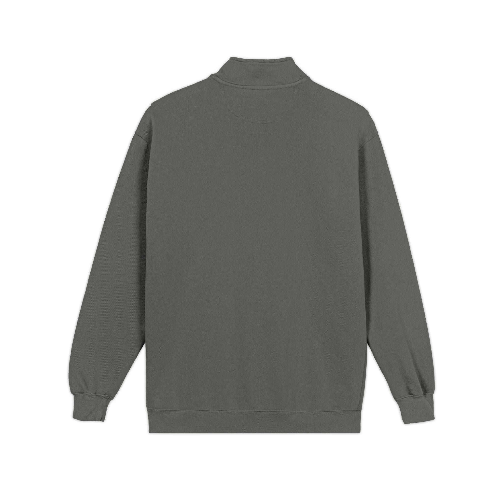 Quarter-Zip Sweatshirt — Minimalist Small Goose Logo Pullover