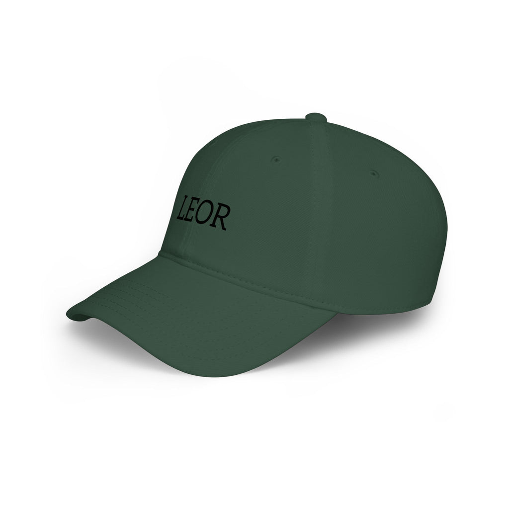LEOR Embroidered Low Profile Baseball Cap — Minimal Name Hat