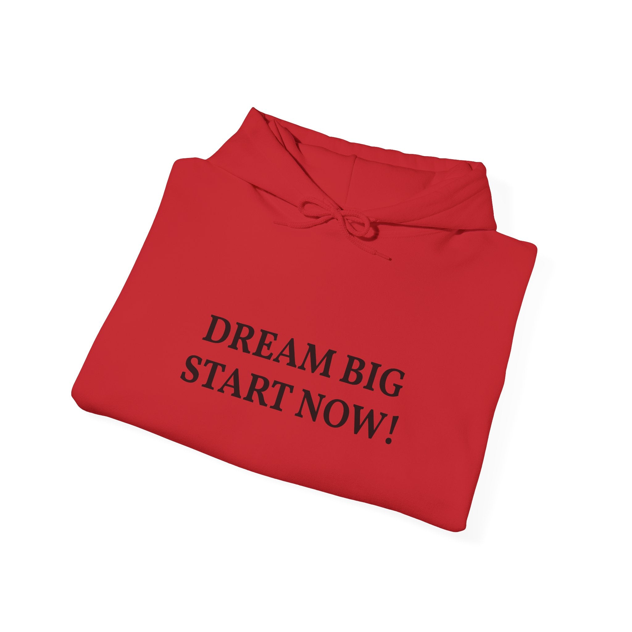 Dream Big Start Now Hoodie — Inspirational Motivational Hooded Sweatshirt