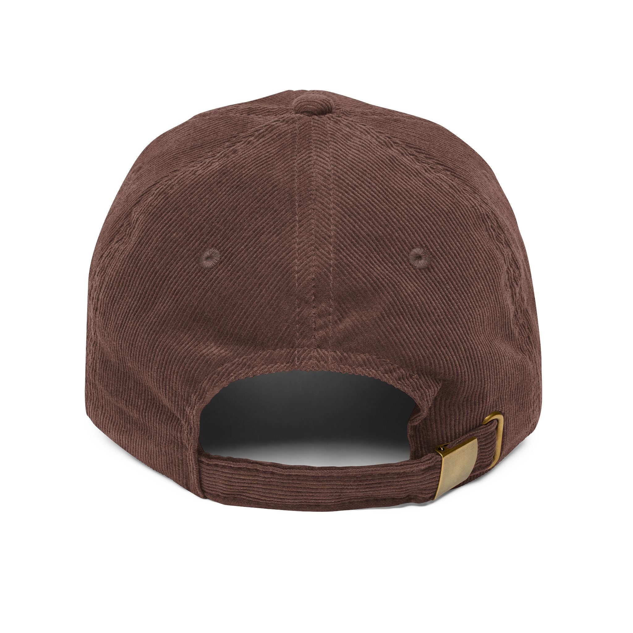 Embroidered Vintage Corduroy Cap — Personalized 'LEOR' Retro Dad Hat