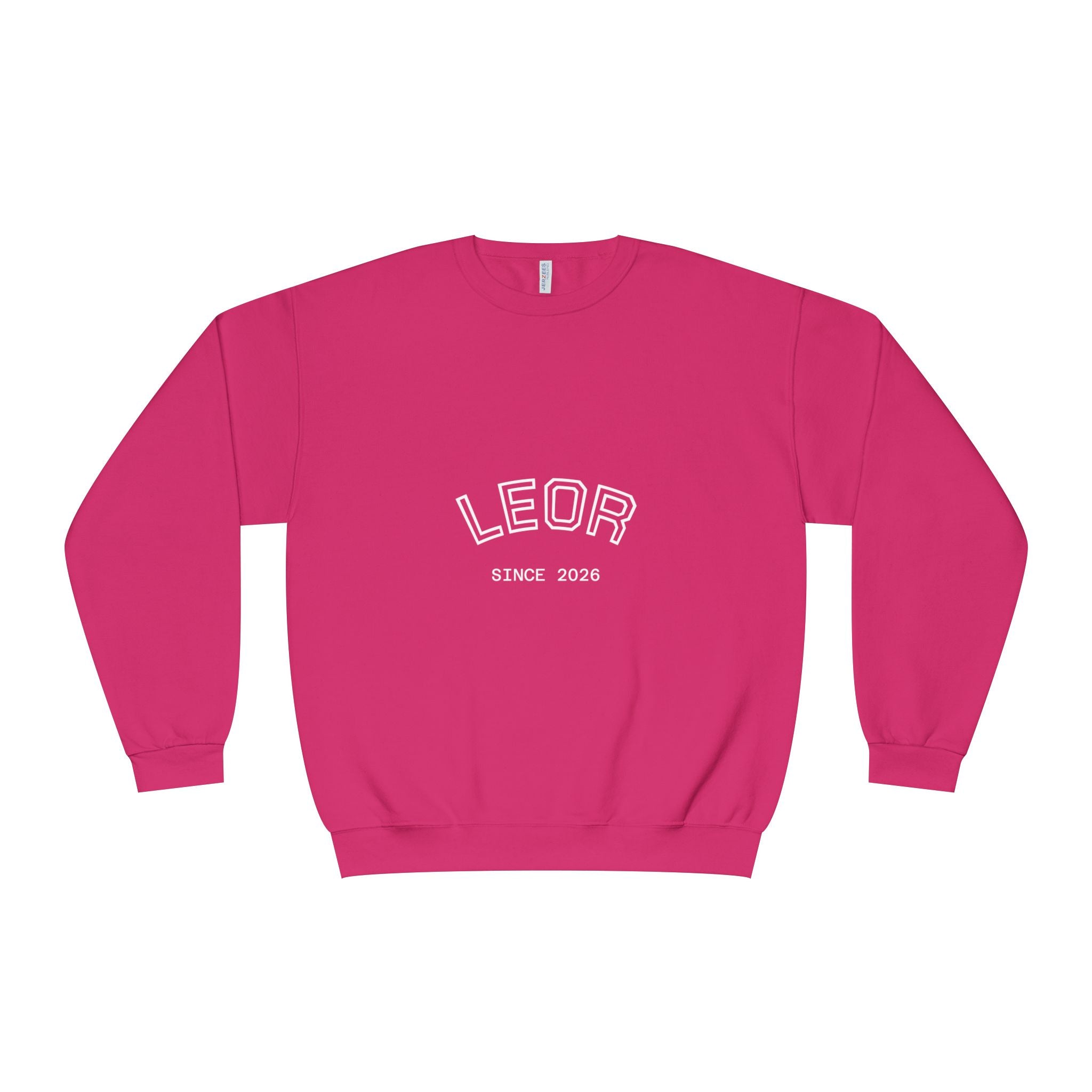 Leo Zodiac Crewneck Sweatshirt — LEOR Since 2026 College-Style Pullover