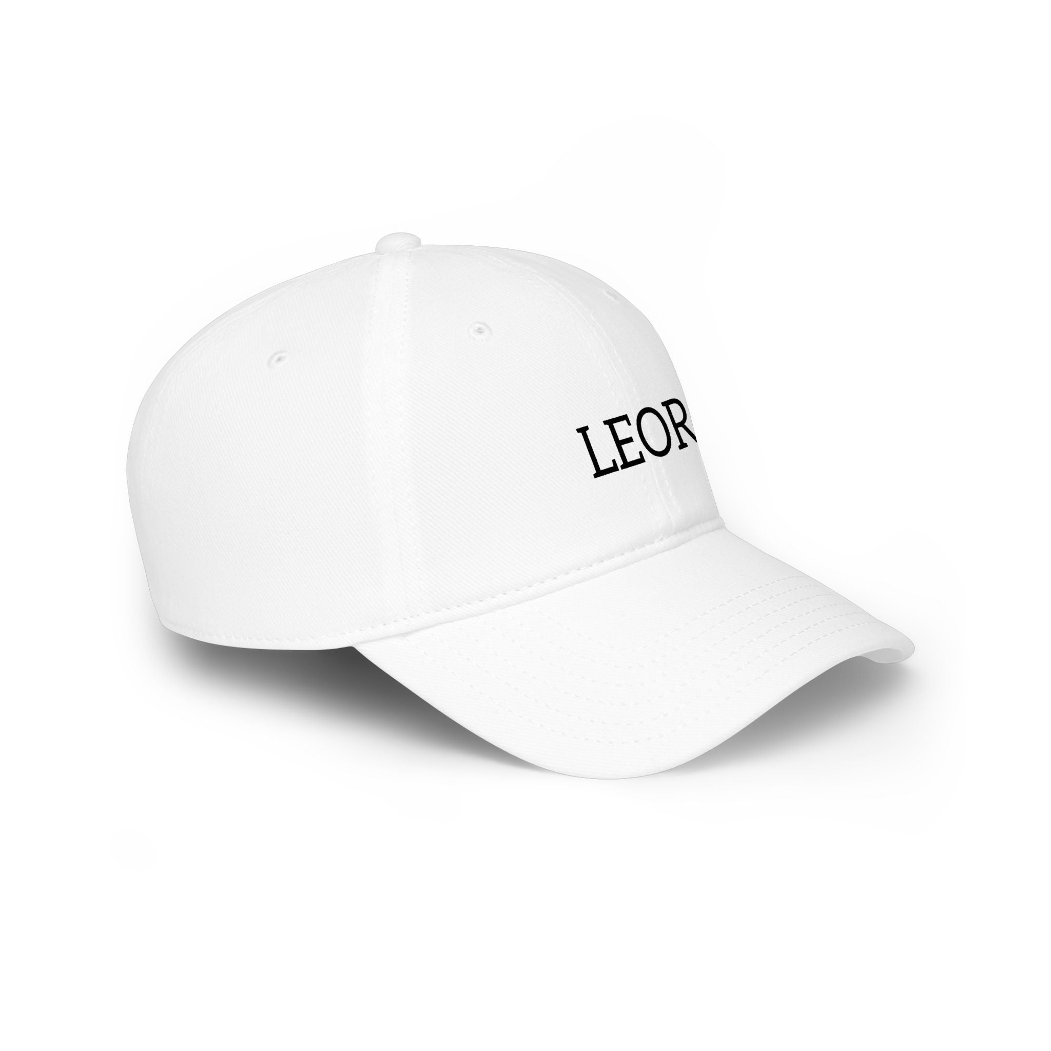 LEOR Embroidered Low Profile Baseball Cap — Minimal Name Hat