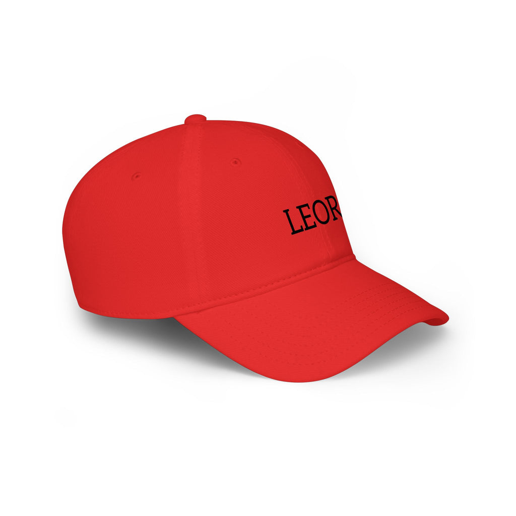 LEOR Embroidered Low Profile Baseball Cap — Minimal Name Hat