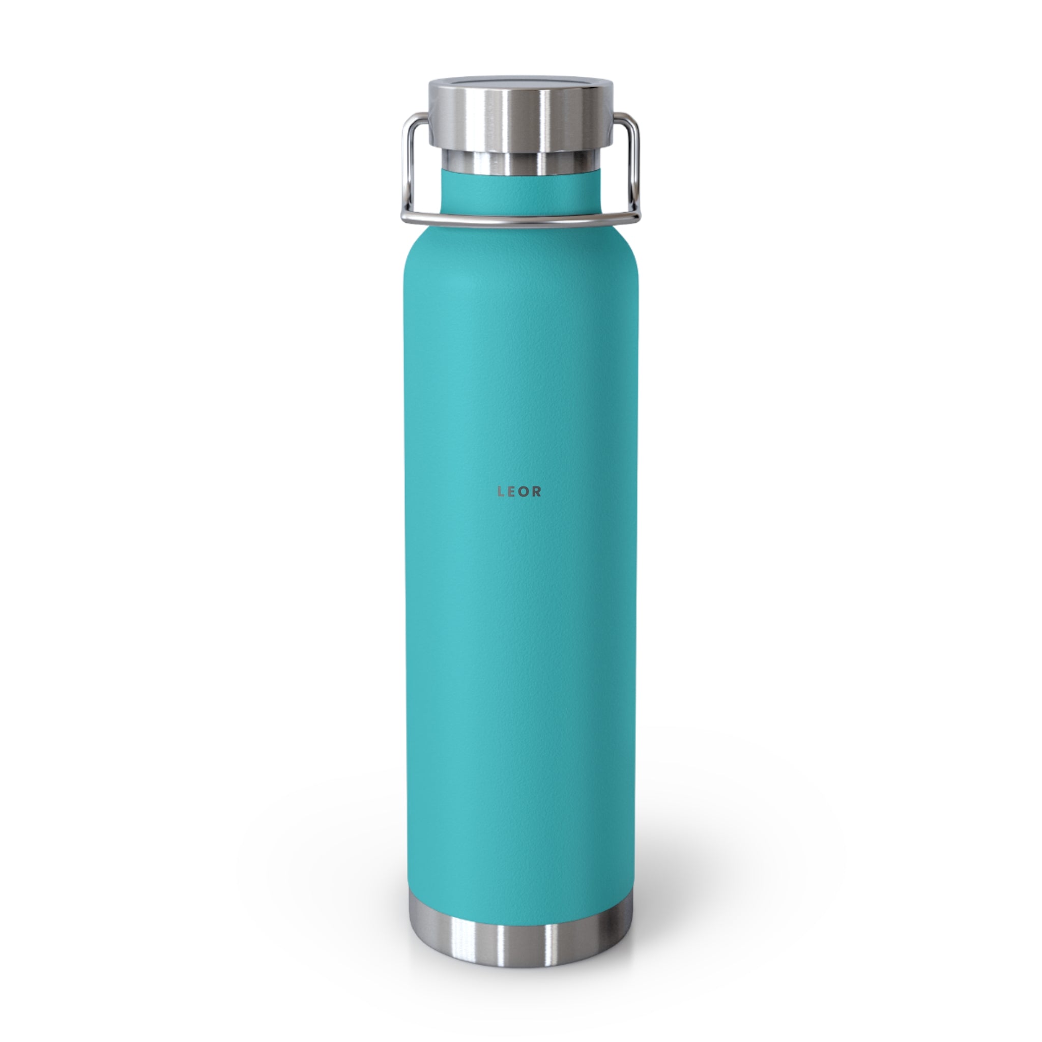 22oz Copper Vacuum Insulated Water Bottle – Stainless Lid, Keeps Drinks Hot & Cold