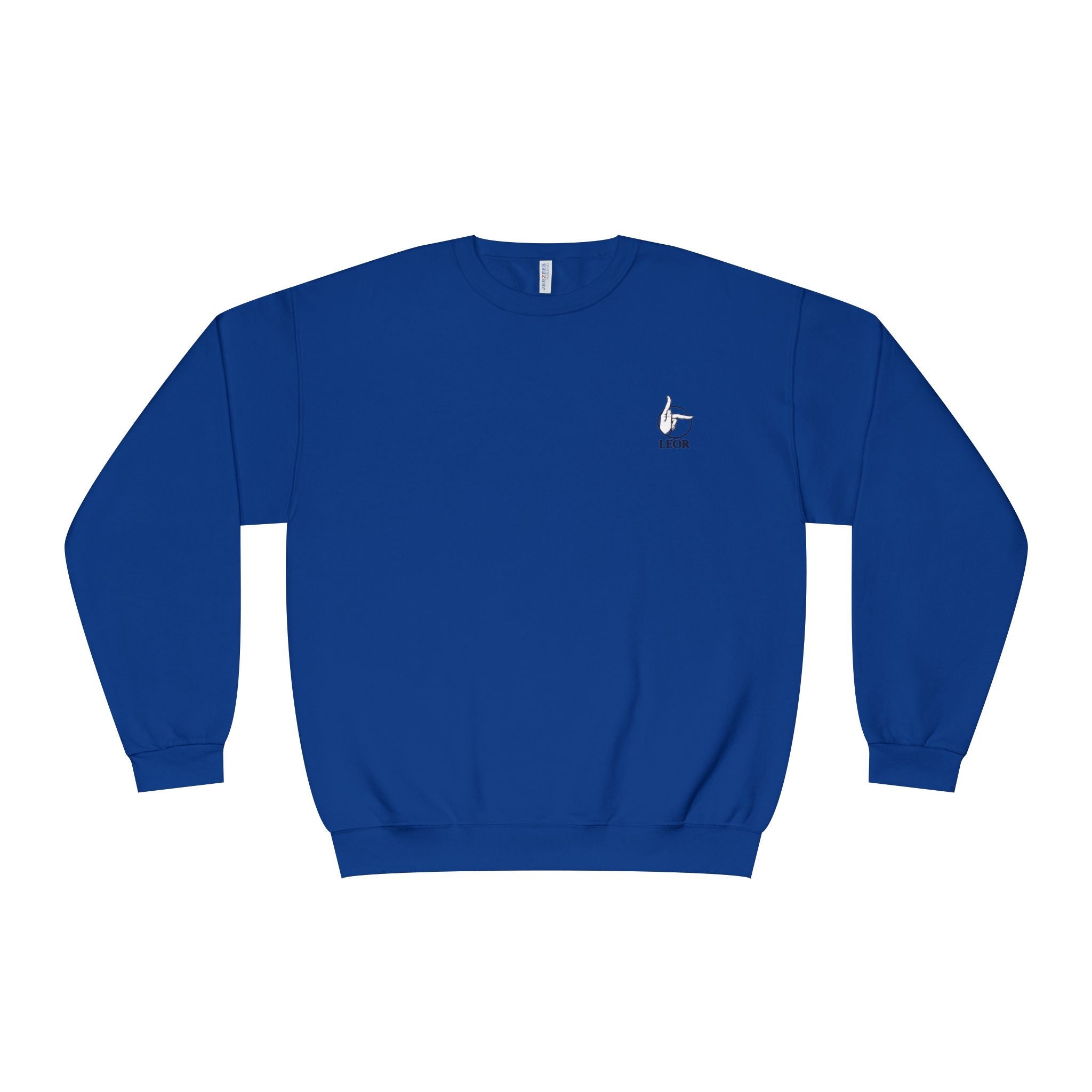 Minimal Thumb-Up Logo Crewneck Sweatshirt