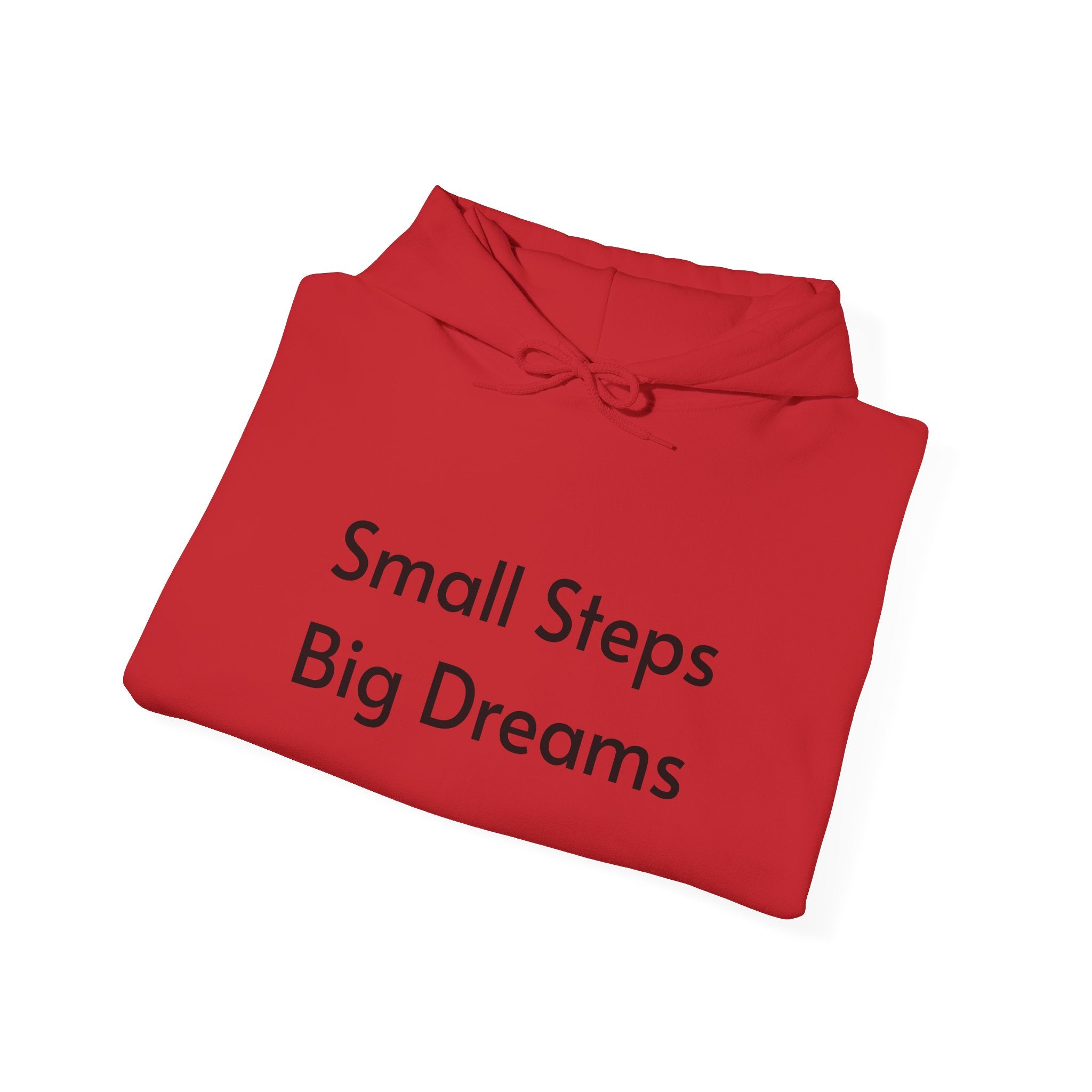 Small Steps Big Dreams Hoodie — Inspirational Motivational Hooded Sweatshirt