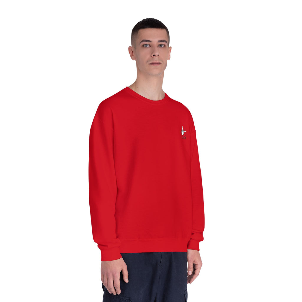Minimal Thumb-Up Logo Crewneck Sweatshirt