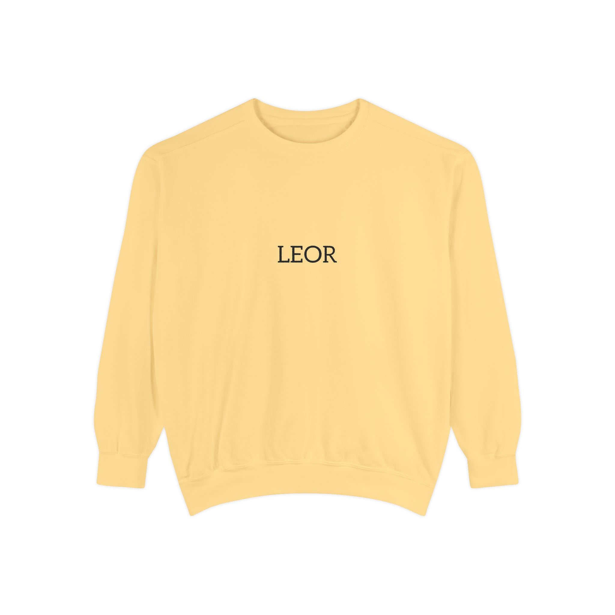 LEOR Minimalist Embroidered Sweatshirt