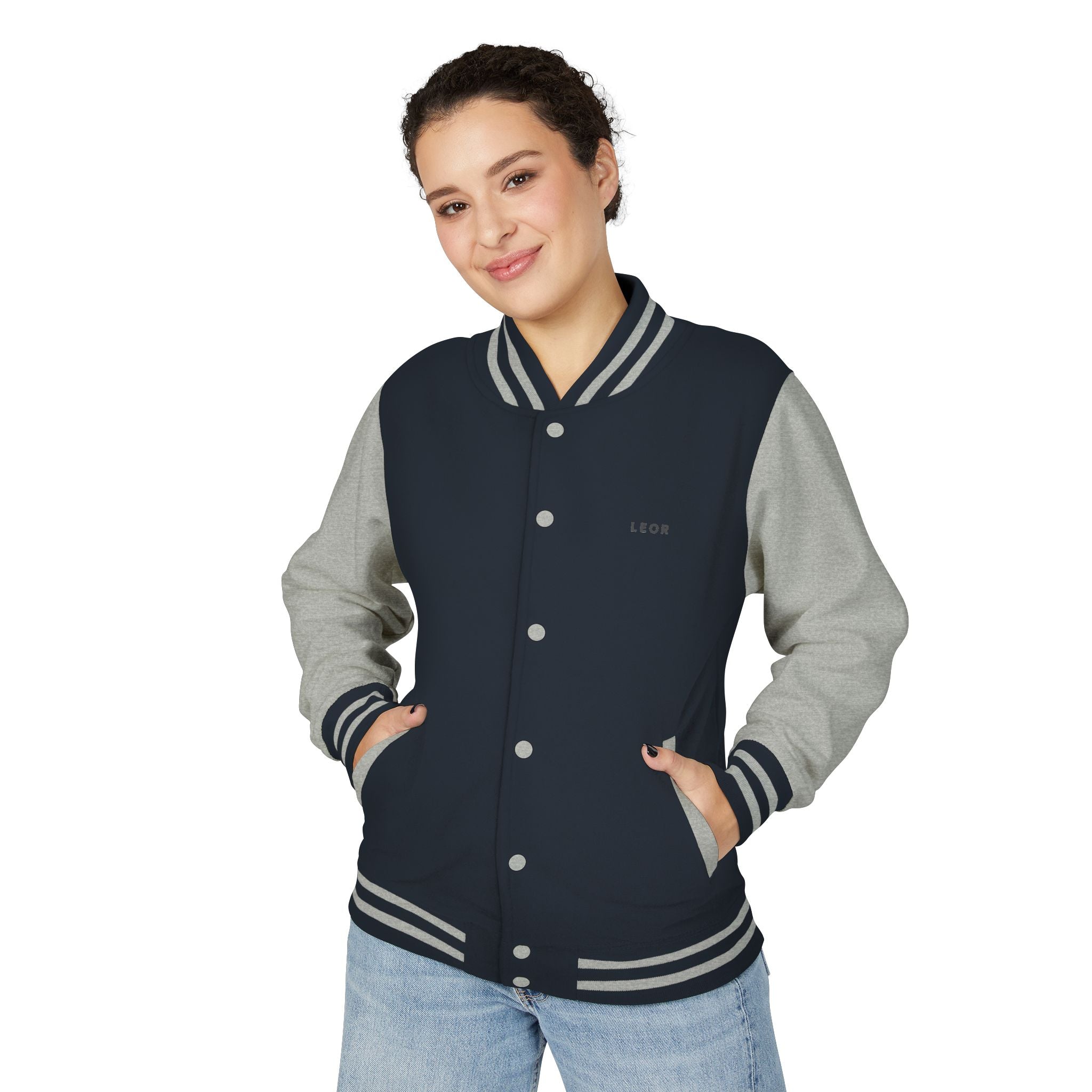Classic Red & White Letterman Jacket