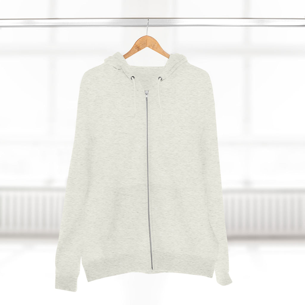 Art Lover Boutique Zip Hoodie — 'Arts Make Life' Minimal Back Logo