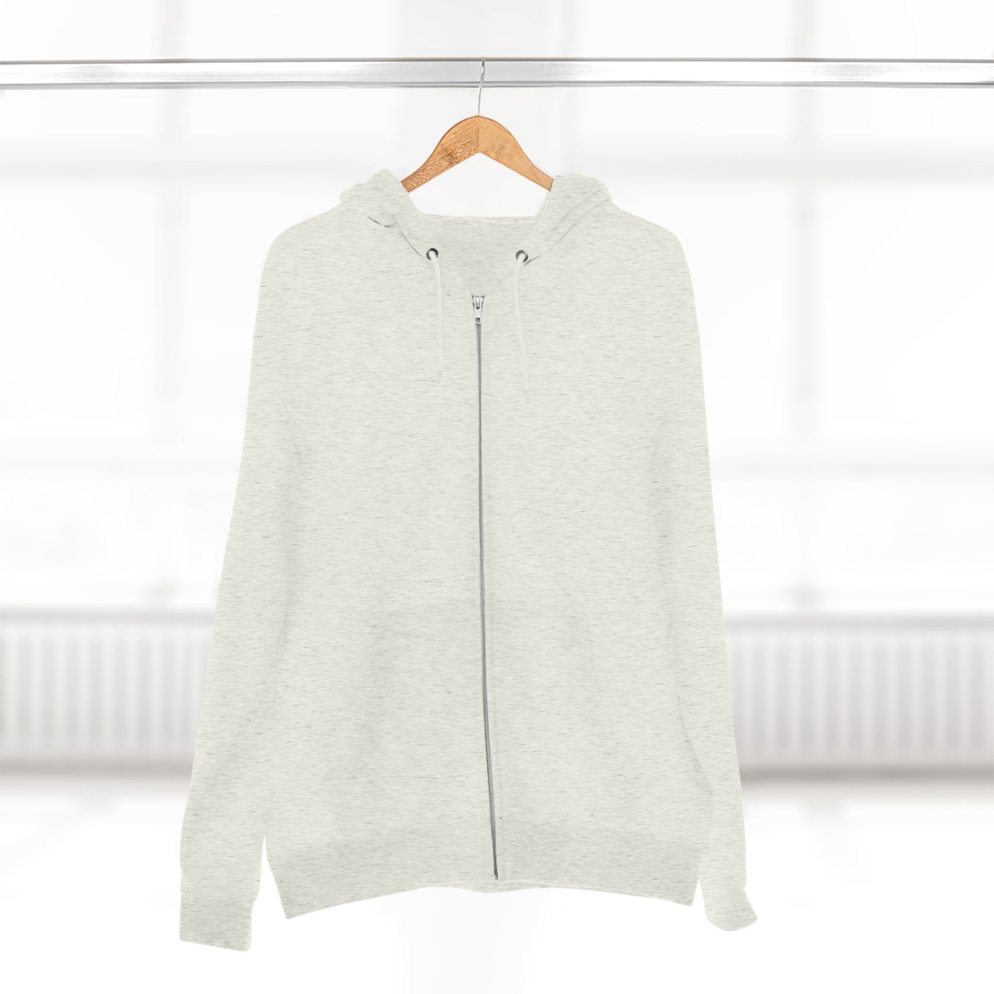 Art Lover Boutique Zip Hoodie — 'Arts Make Life' Minimal Back Logo