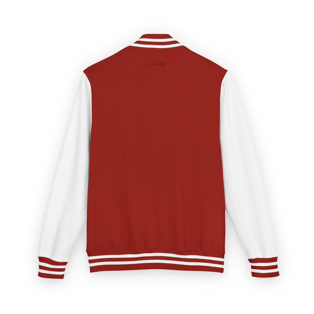Classic Red & White Letterman Jacket