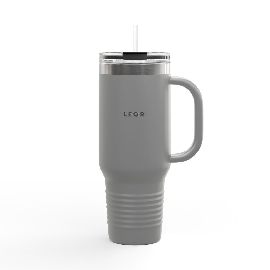 40oz Insulated Travel Mug with Handle – Large Stainless Steel Tumbler for Coffee & Cold Drinks