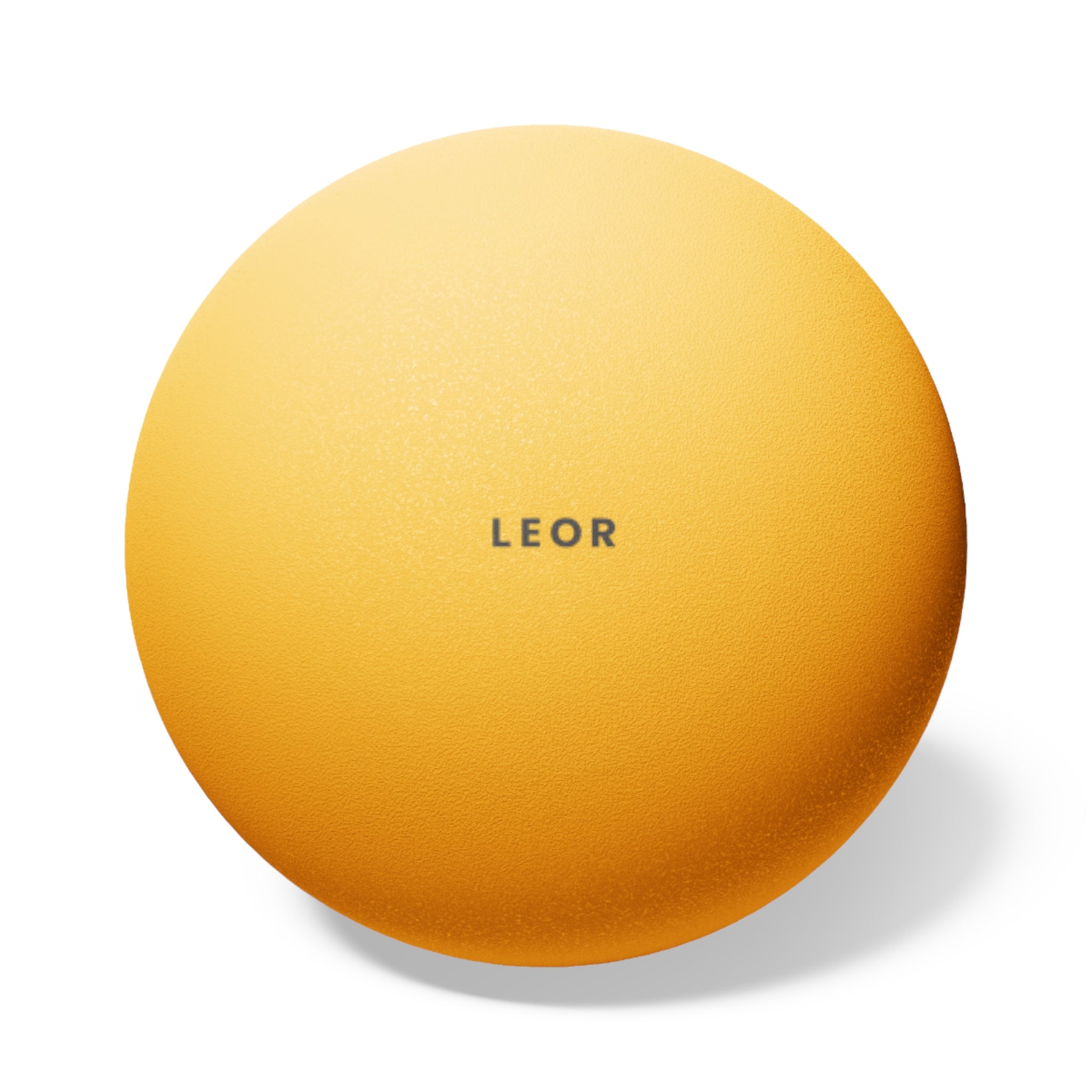 Ping Pong Balls (6-Pack) — White Table Tennis Balls with 'LEOR' Logo