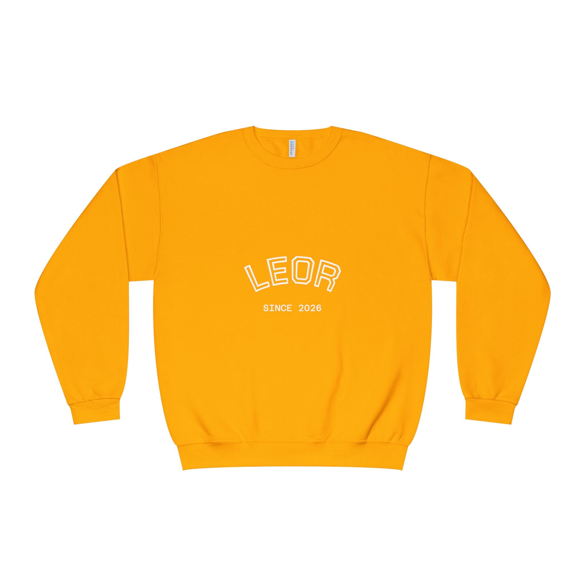 Leo Zodiac Crewneck Sweatshirt — LEOR Since 2026 College-Style Pullover