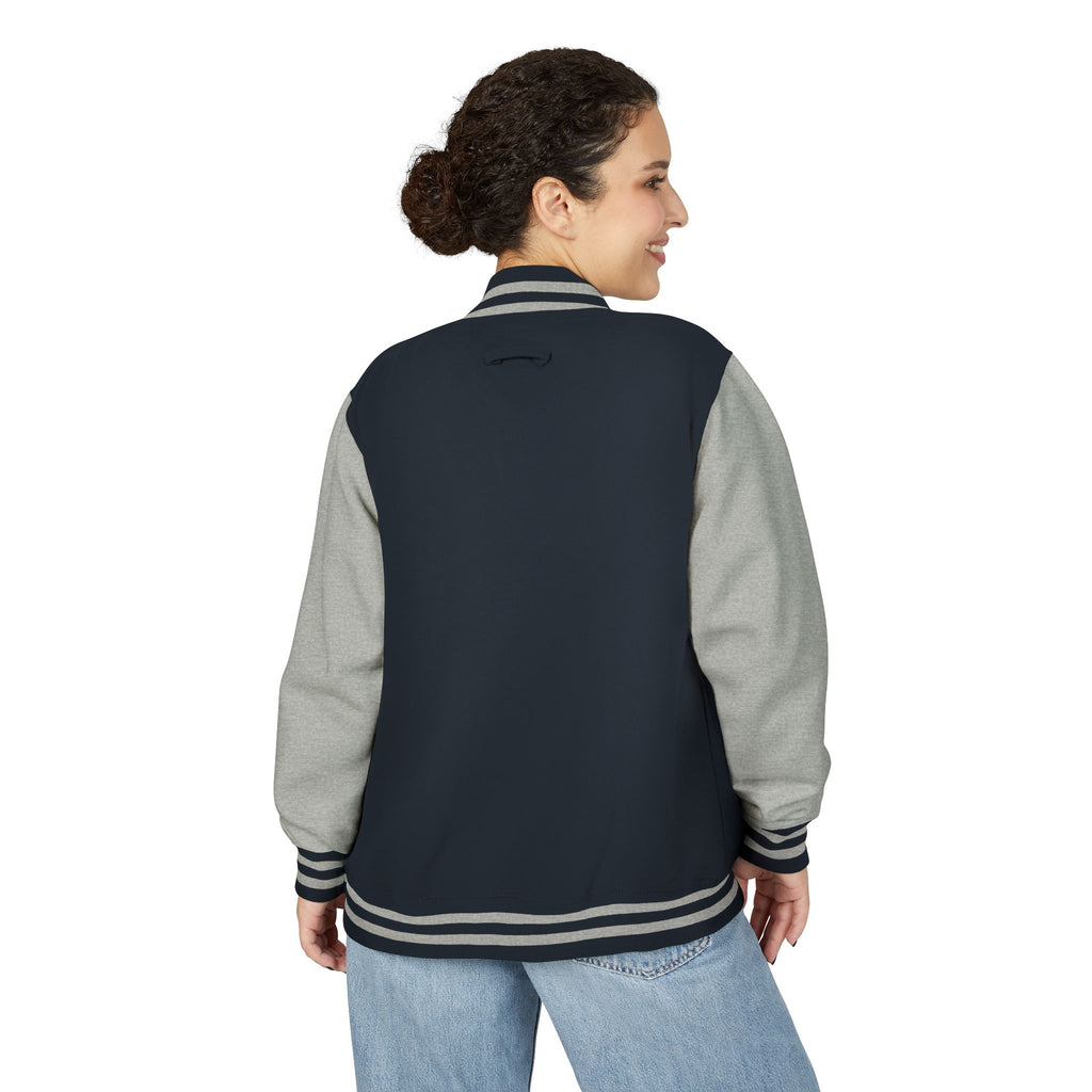 Classic Red & White Letterman Jacket