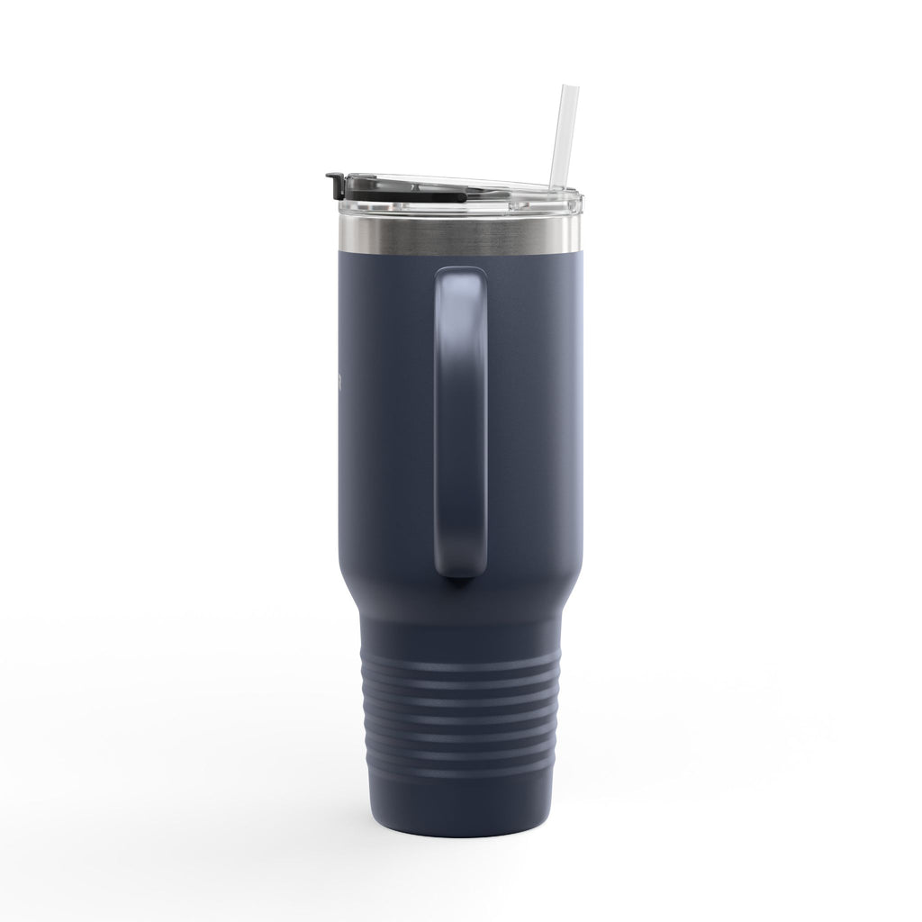 40oz Insulated Travel Mug with Handle – Large Stainless Steel Tumbler for Coffee & Cold Drinks