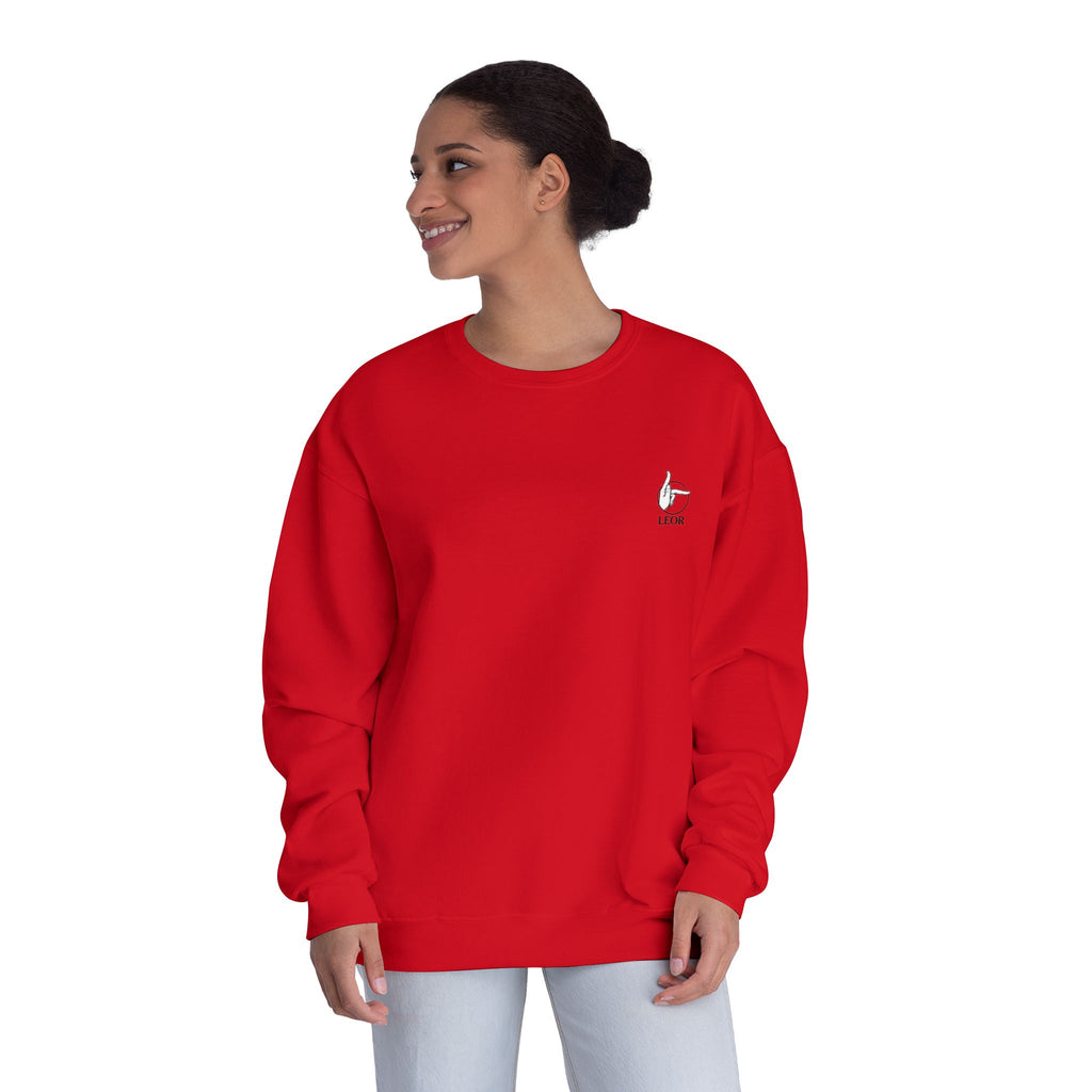 Minimal Thumb-Up Logo Crewneck Sweatshirt