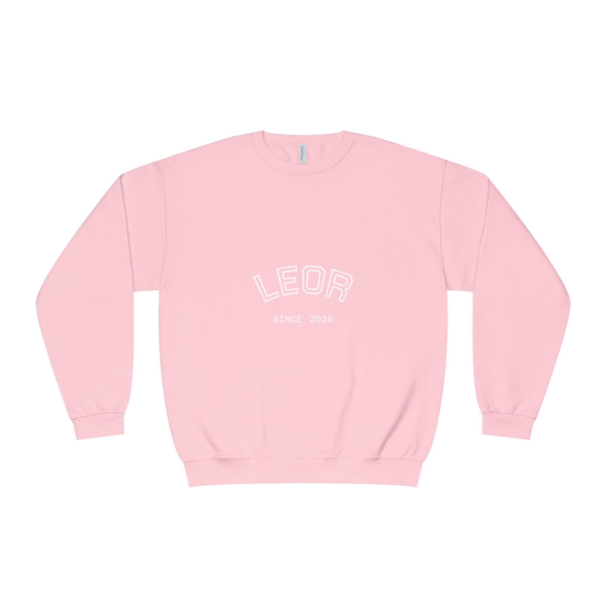 Leo Zodiac Crewneck Sweatshirt — LEOR Since 2026 College-Style Pullover