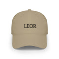 LEOR Embroidered Low Profile Baseball Cap — Minimal Name Hat