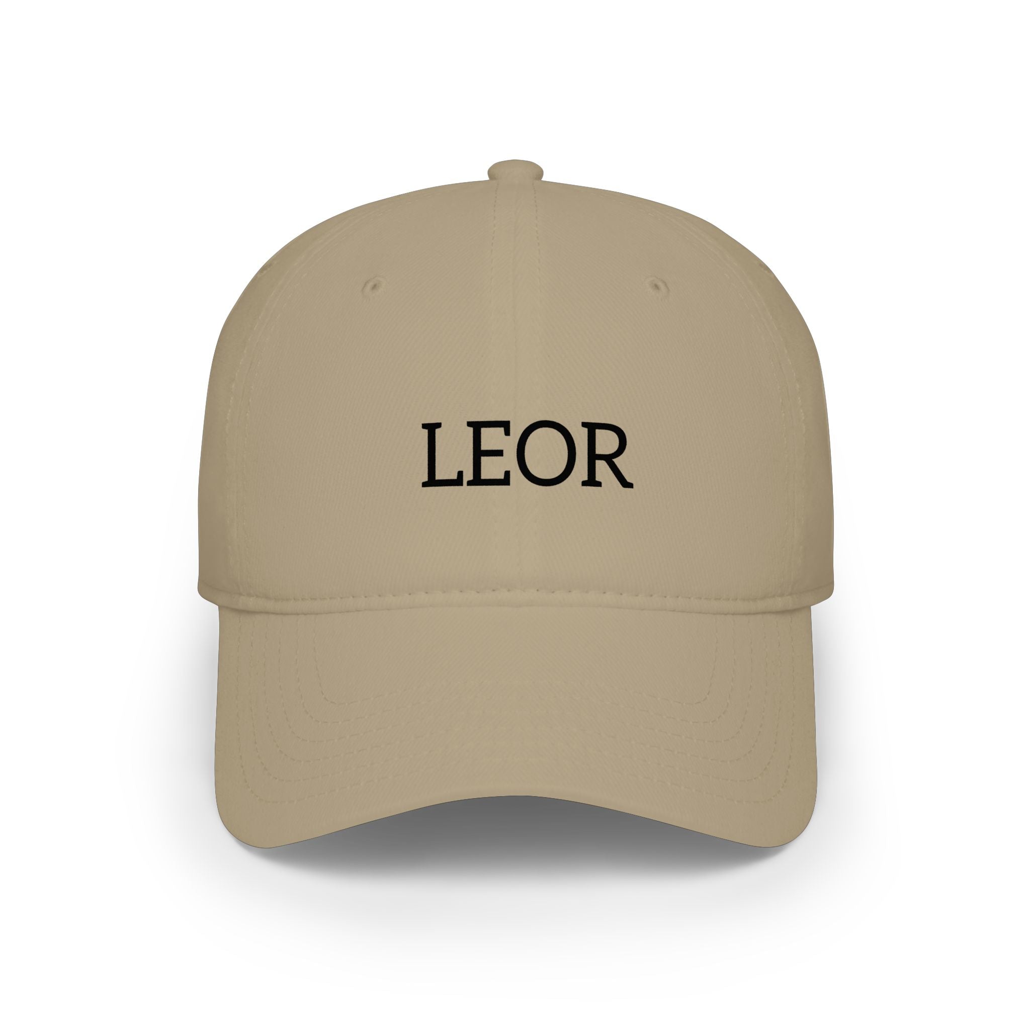LEOR Embroidered Low Profile Baseball Cap — Minimal Name Hat