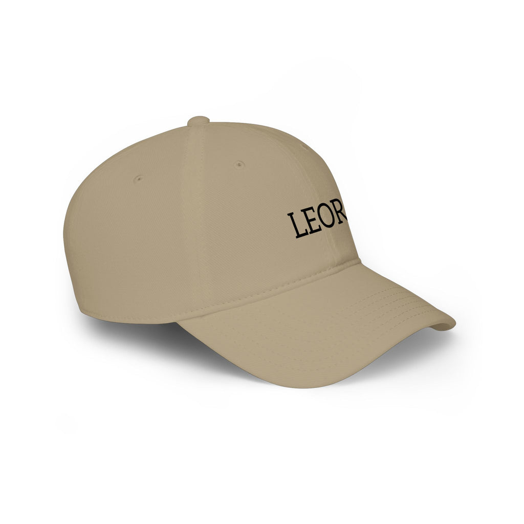 LEOR Embroidered Low Profile Baseball Cap — Minimal Name Hat