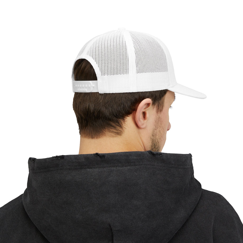 LEOR Embroidered Trucker Cap — Personalized Mesh Snapback Hat