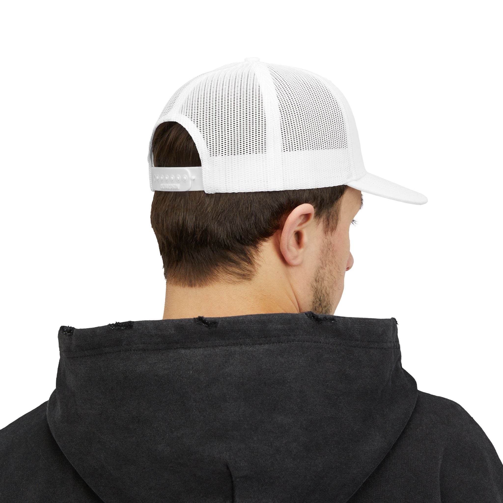 LEOR Embroidered Trucker Cap — Personalized Mesh Snapback Hat