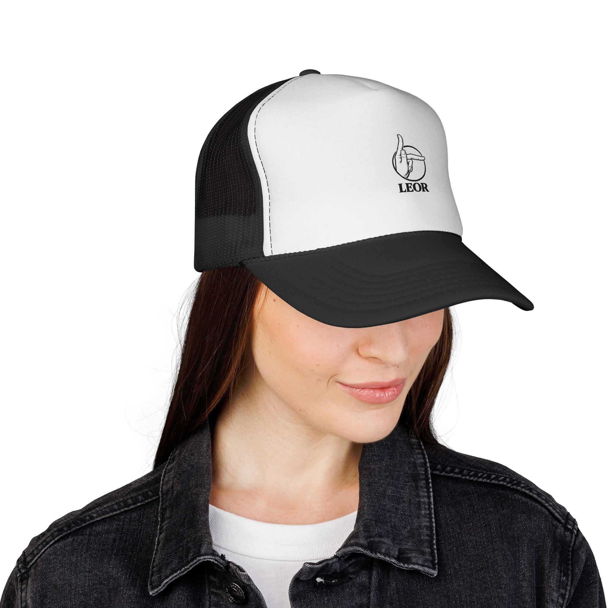 Trucker Cap — Minimal Leo Zodiac Trucker Hat