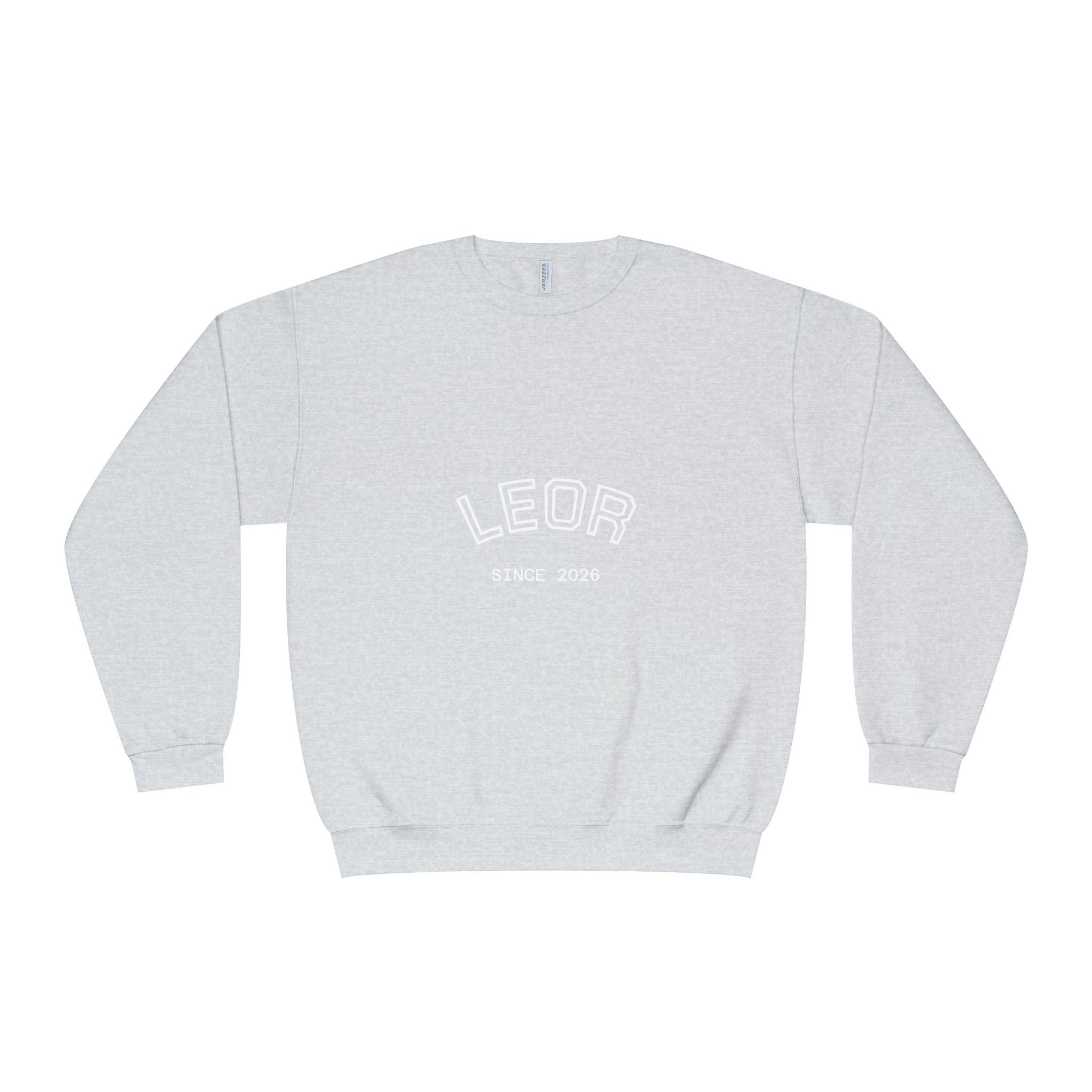 Leo Zodiac Crewneck Sweatshirt — LEOR Since 2026 College-Style Pullover