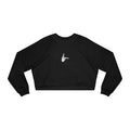Cropped Pullover — Minimal Hand Sign Graphic