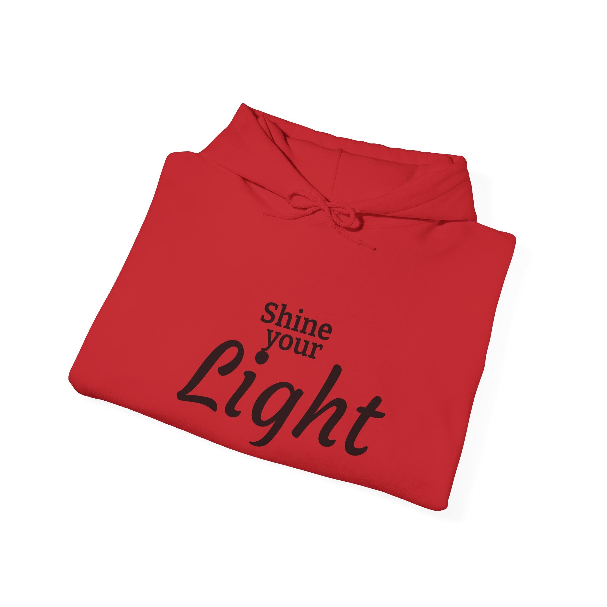 Shine Your Light Hoodie — Inspirational White Pullover