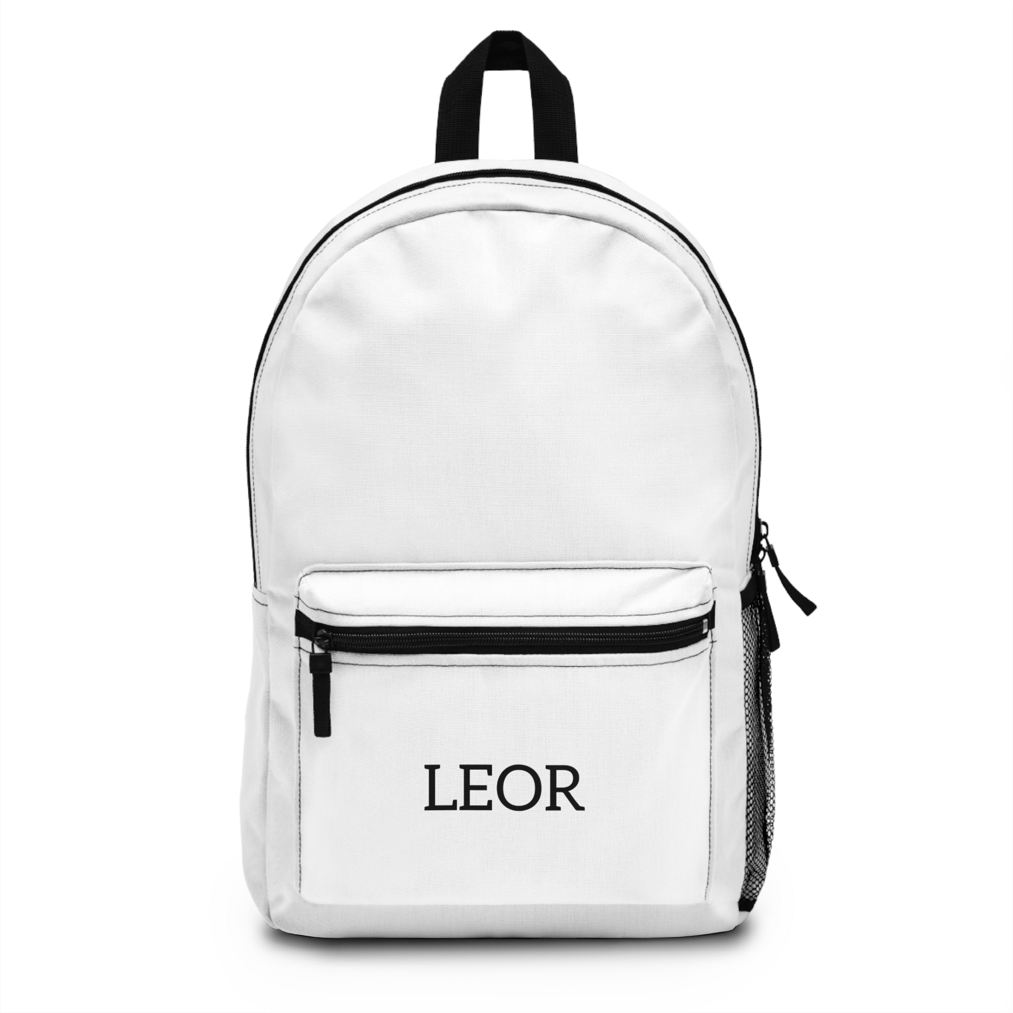 Personalized Name Backpack — 'LEOR' Monogram School & Travel Bag