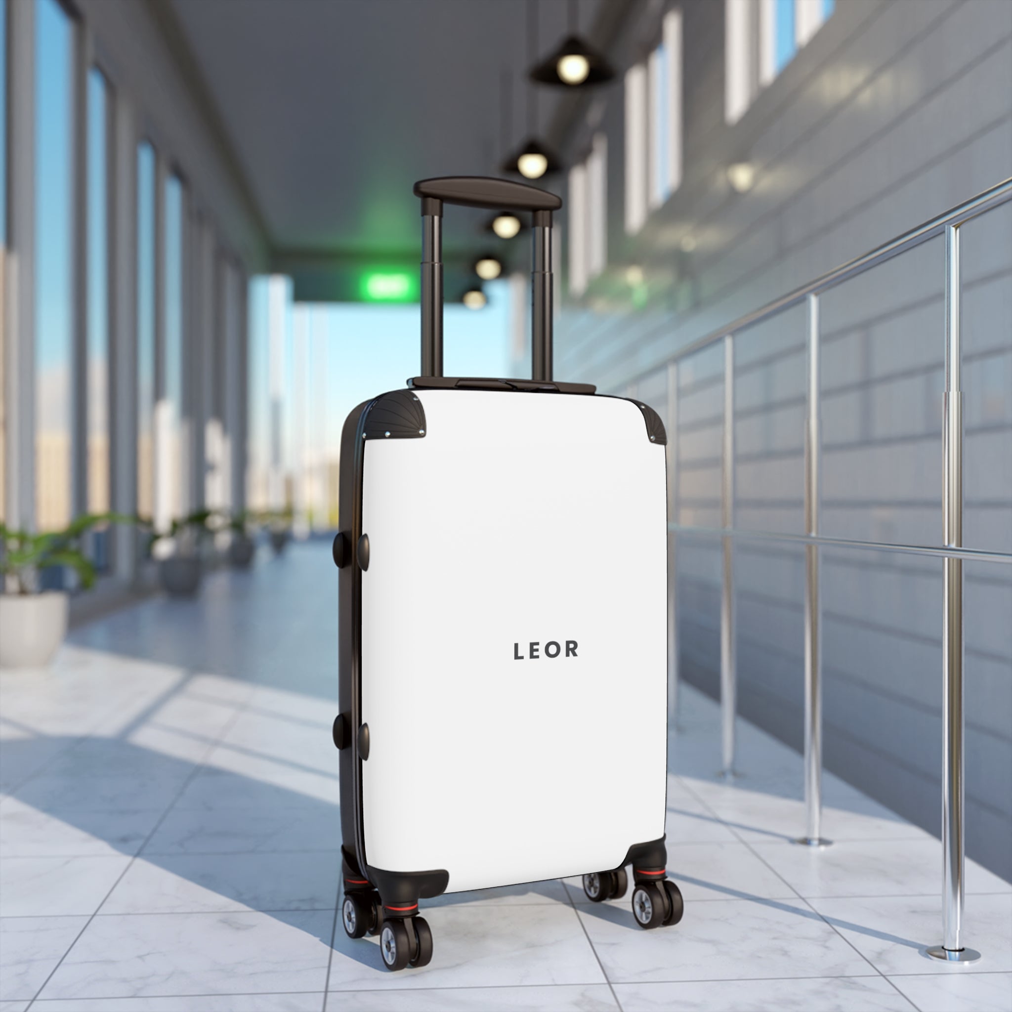Hardside Carry-On Suitcase – Lightweight Spinner Luggage with Telescopic Handle