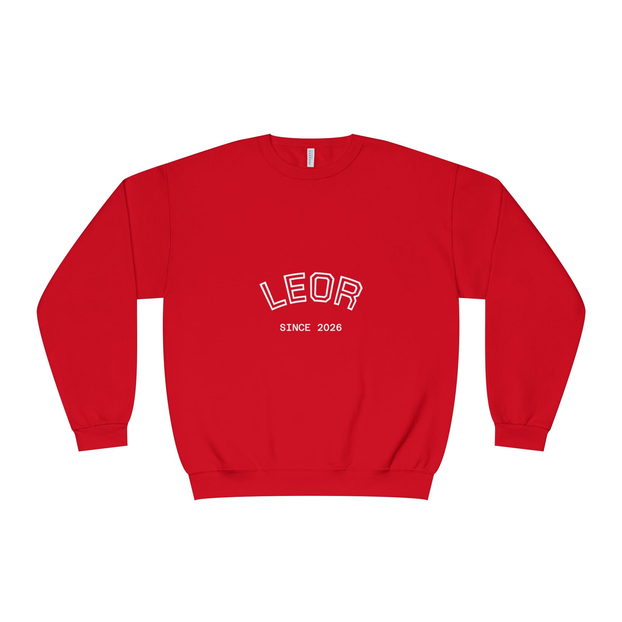 Leo Zodiac Crewneck Sweatshirt — LEOR Since 2026 College-Style Pullover