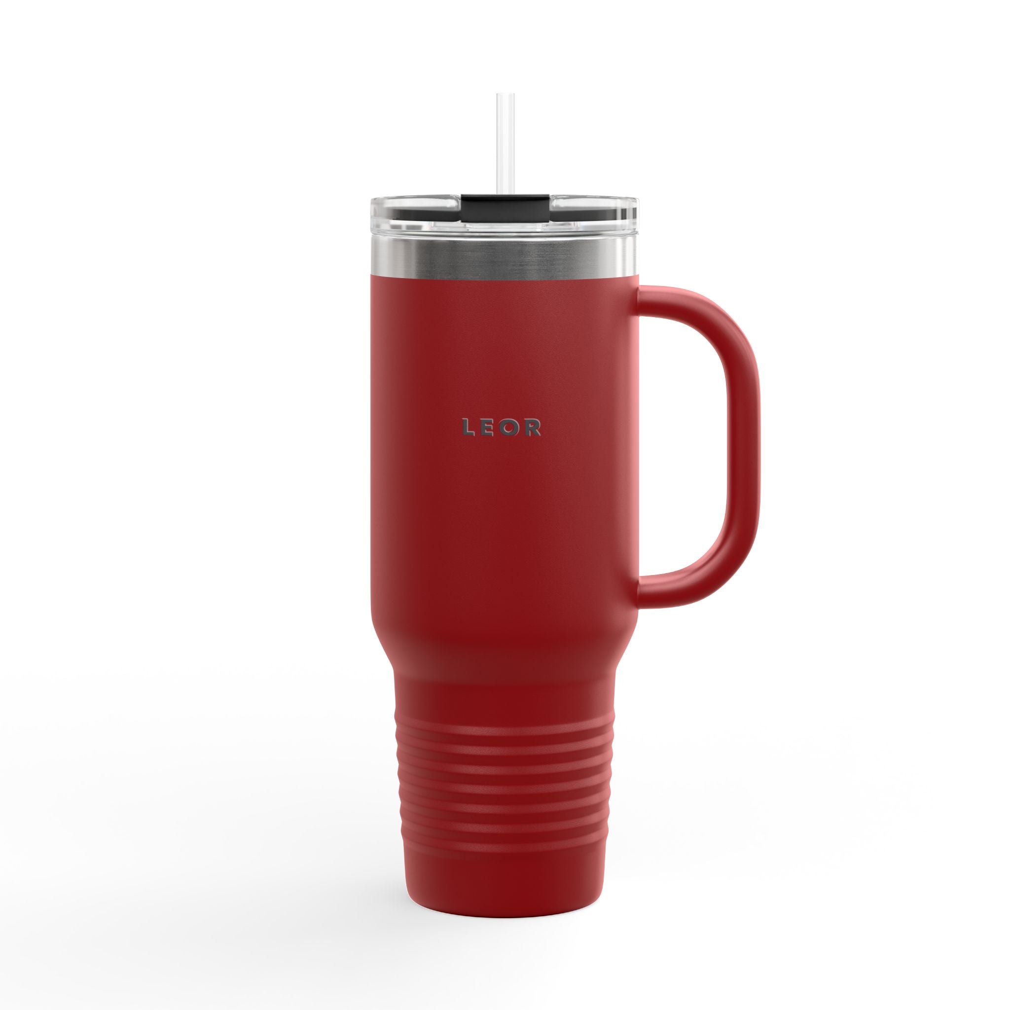 40oz Insulated Travel Mug with Handle – Large Stainless Steel Tumbler for Coffee & Cold Drinks