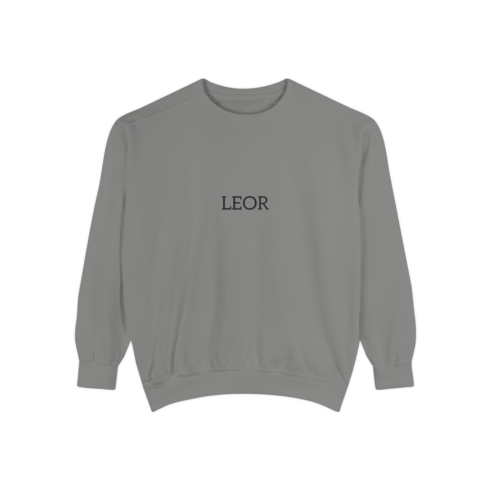 LEOR Minimalist Embroidered Sweatshirt