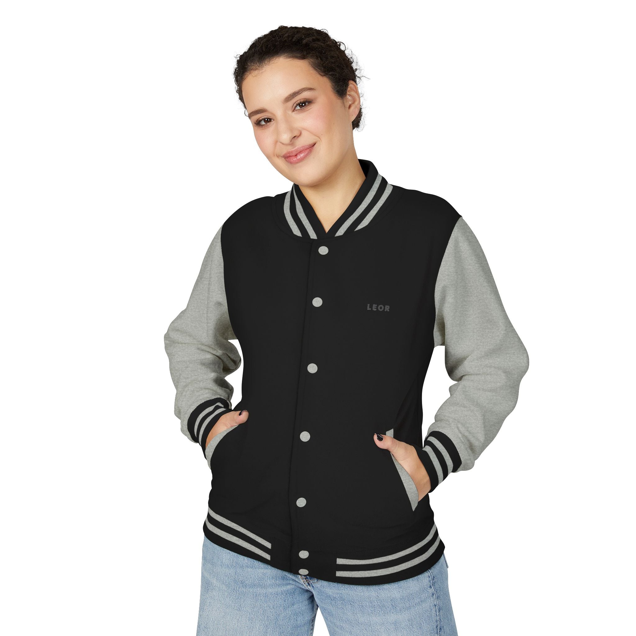 Classic Red & White Letterman Jacket