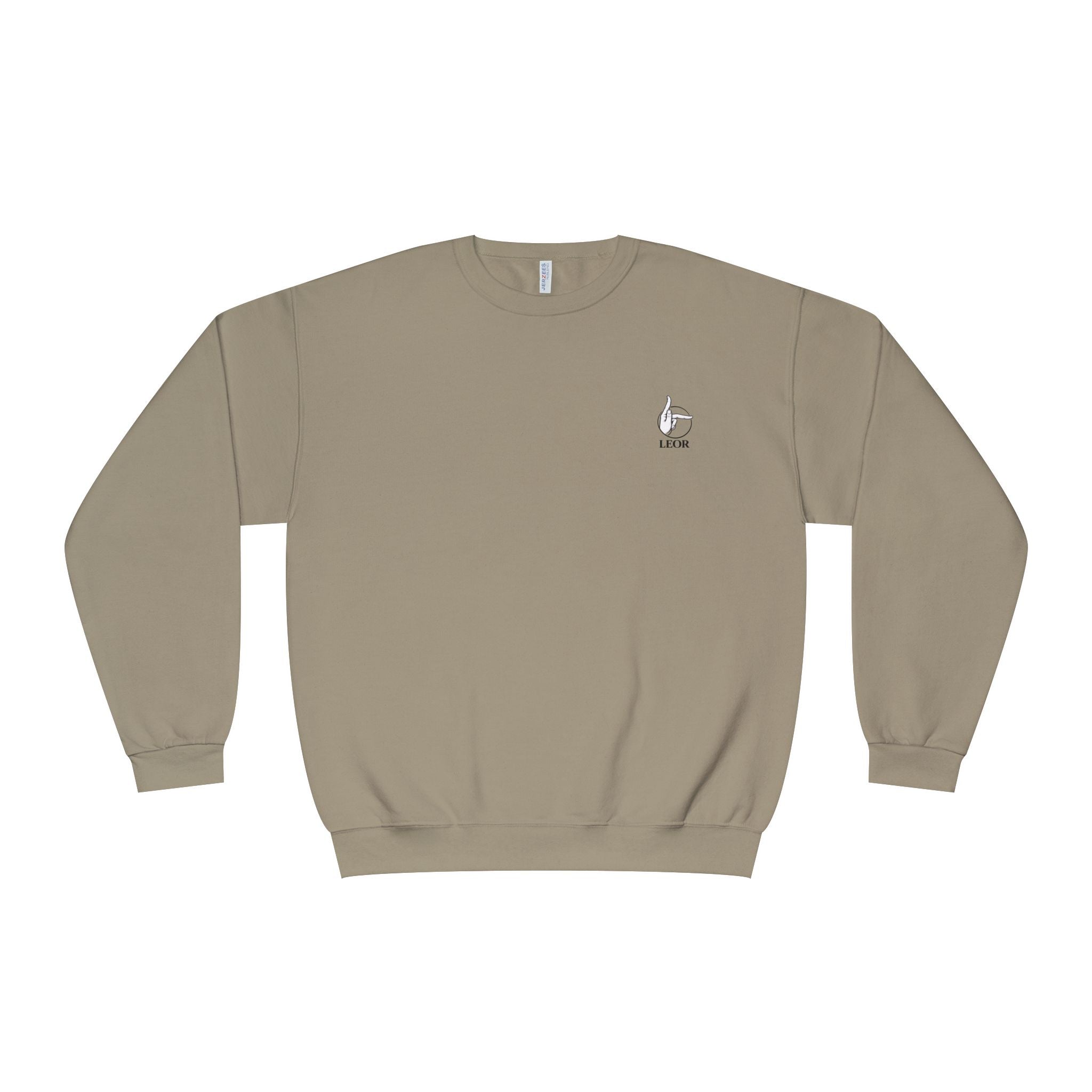 Minimal Thumb-Up Logo Crewneck Sweatshirt