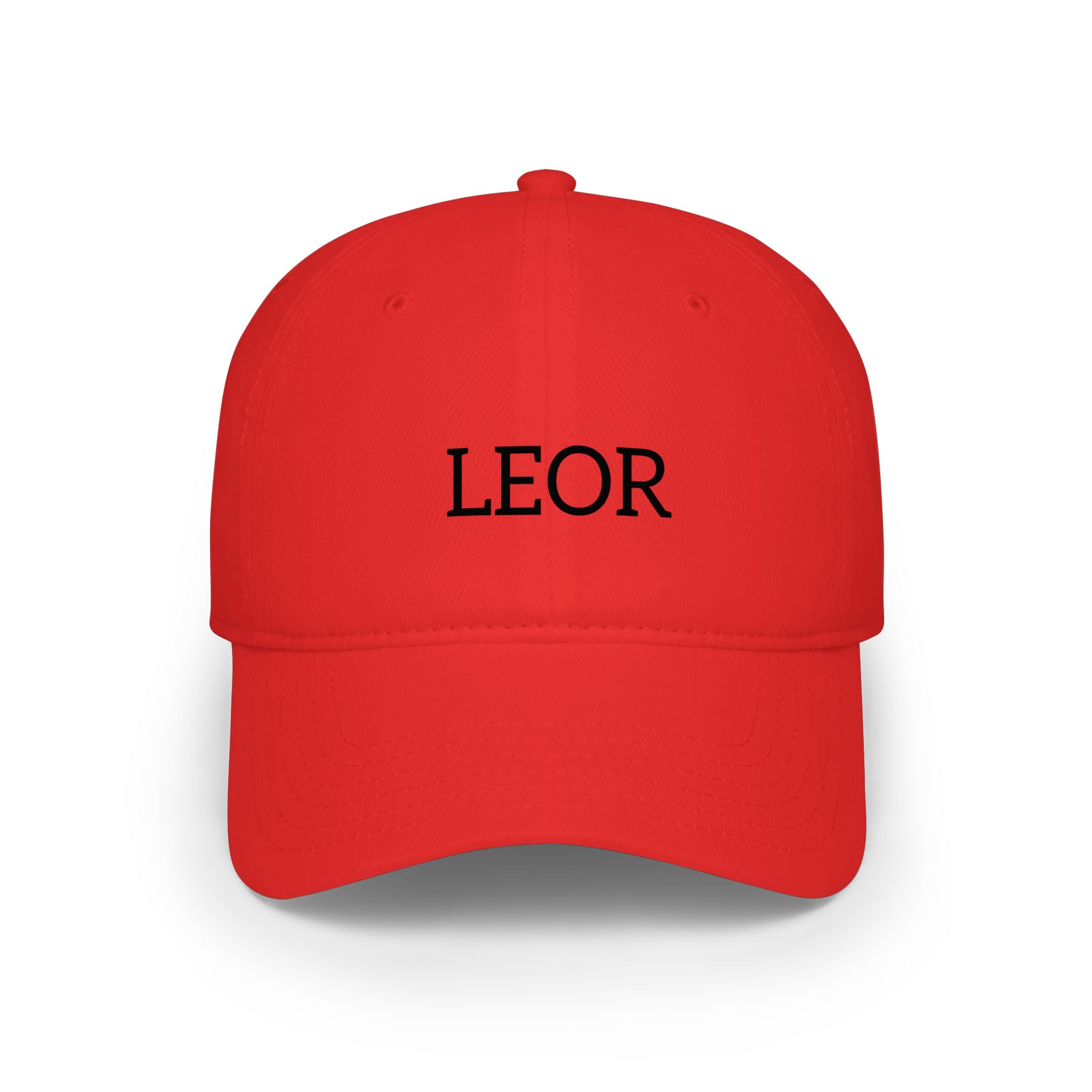 LEOR Embroidered Low Profile Baseball Cap — Minimal Name Hat