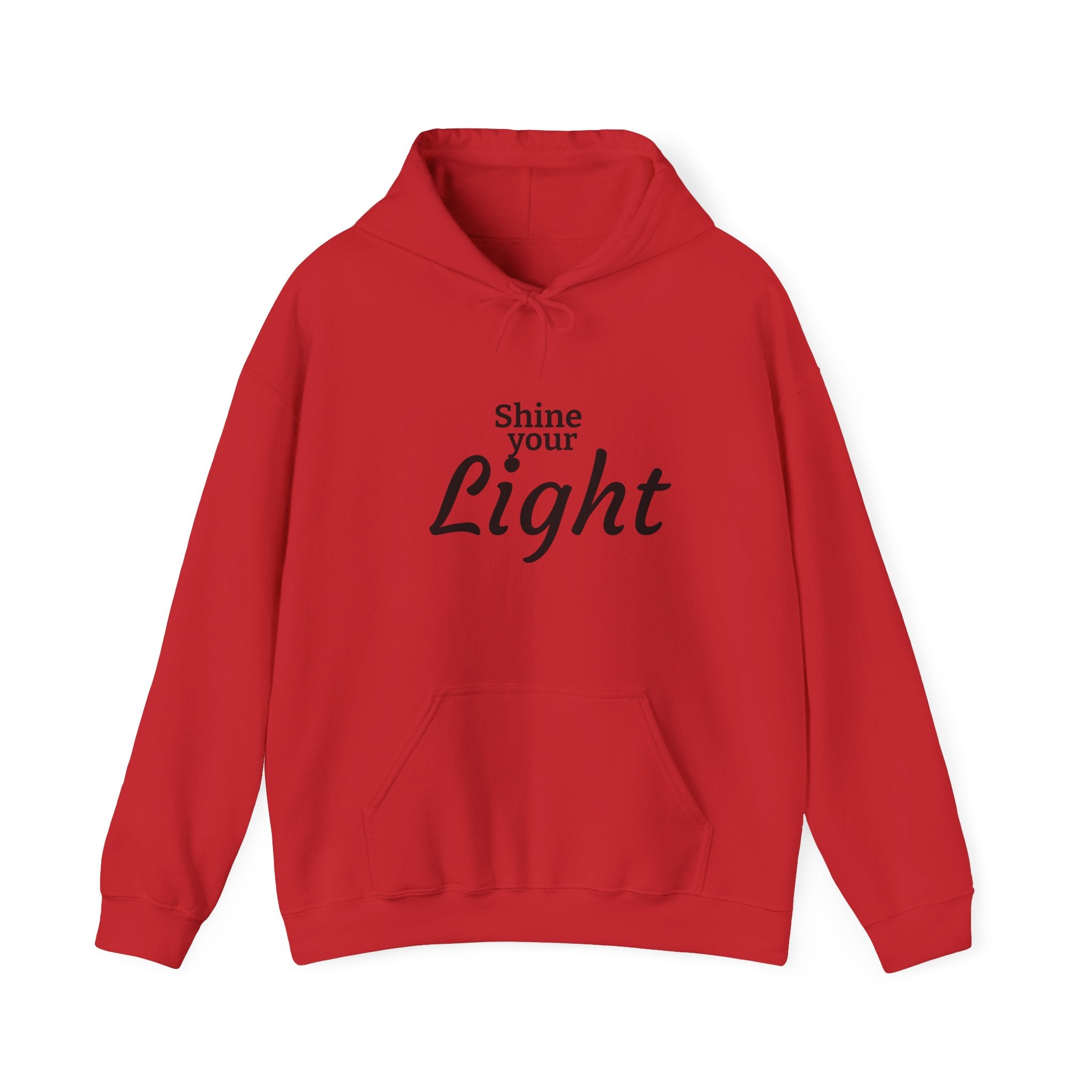 Shine Your Light Hoodie — Inspirational White Pullover