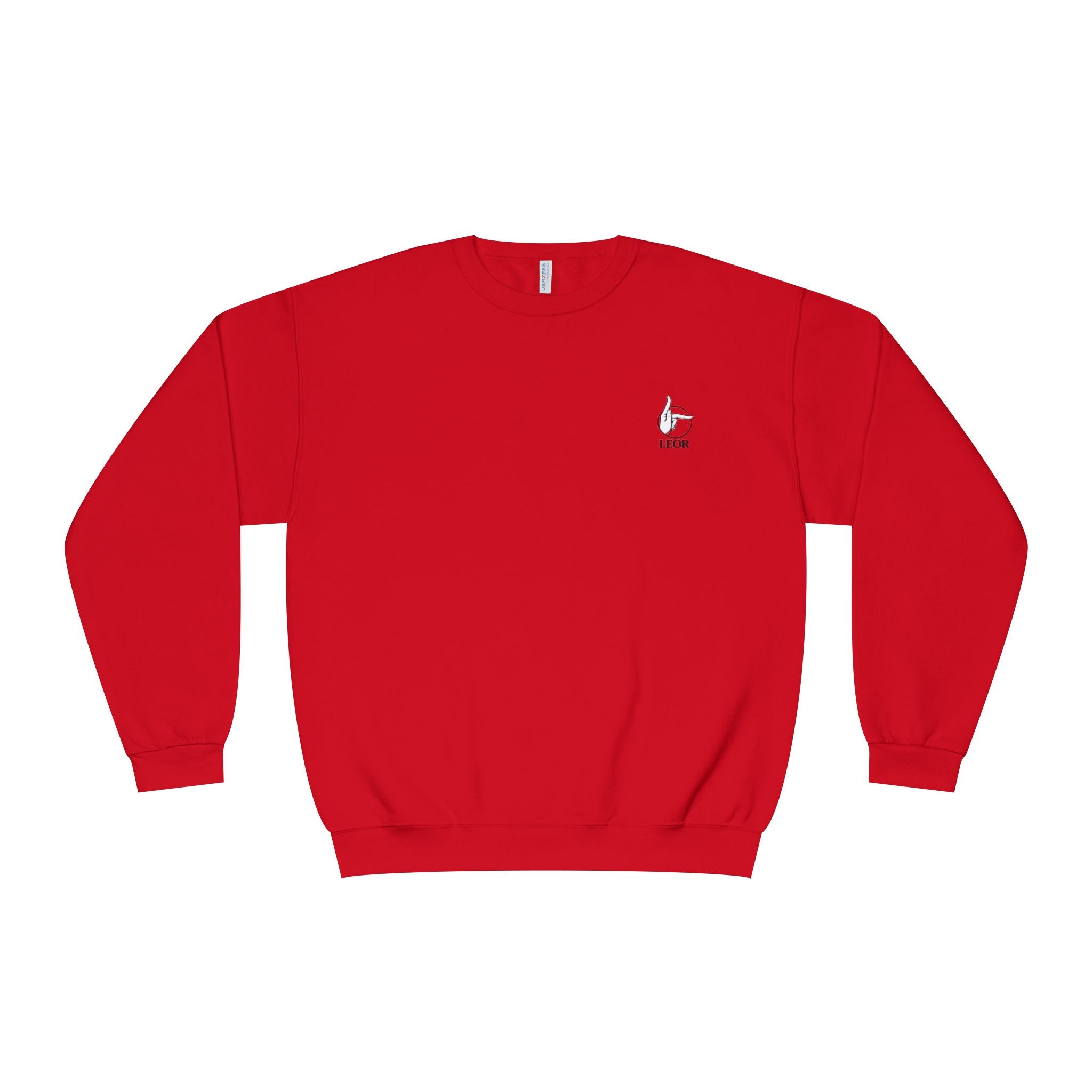 Minimal Thumb-Up Logo Crewneck Sweatshirt