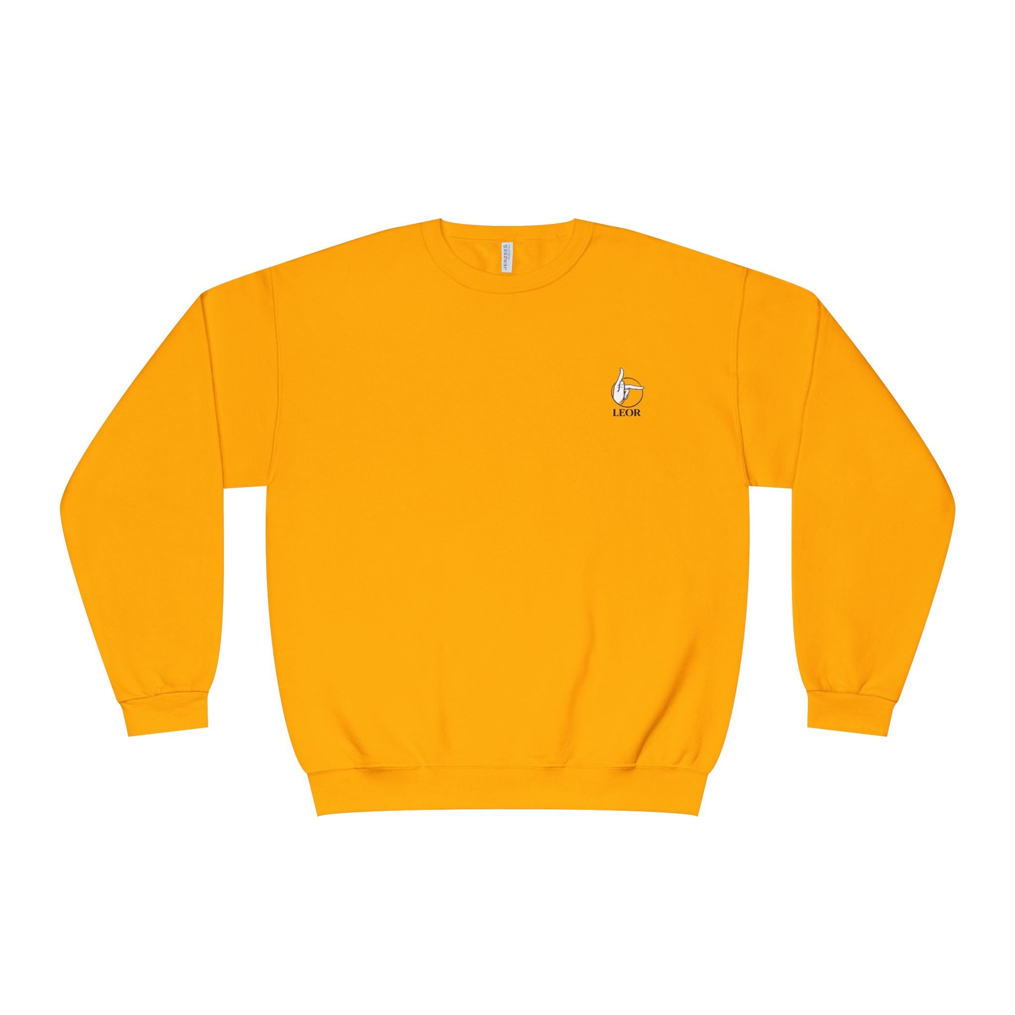 Minimal Thumb-Up Logo Crewneck Sweatshirt