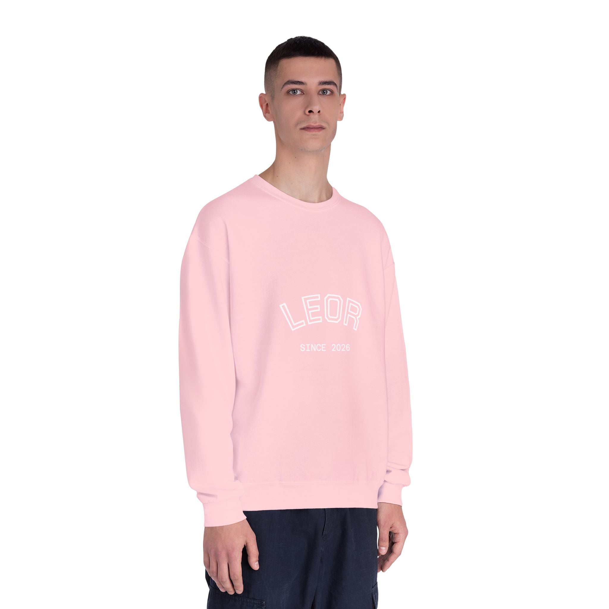 Leo Zodiac Crewneck Sweatshirt — LEOR Since 2026 College-Style Pullover